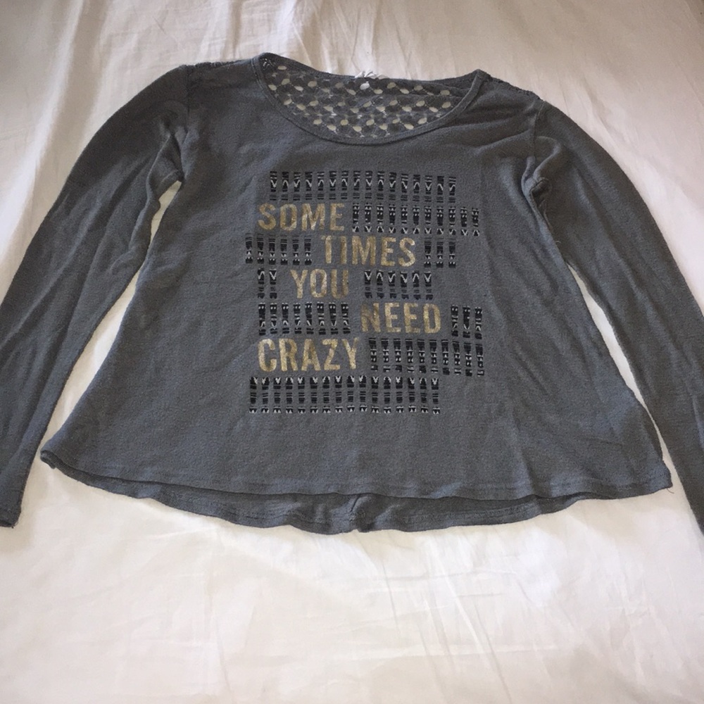 Gray aéropostale long sleeve shirt!